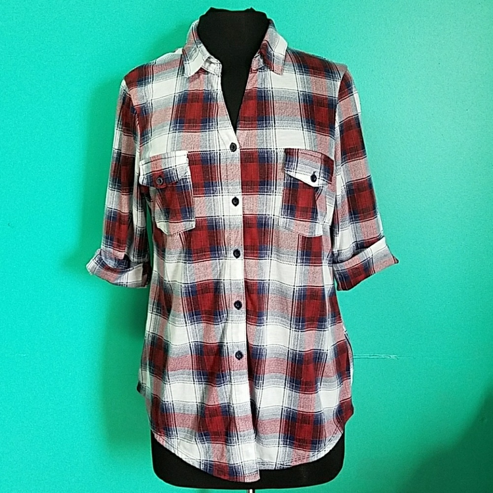 Plaid Top